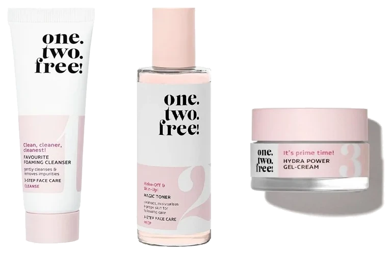 one.two.free! Coffret 3-Step Face Care